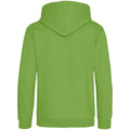 Lime Green - Back - Awdis Childrens-Kids Hoodie