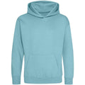 Seafoam - Front - Awdis Childrens-Kids Hoodie