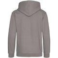 Platinum Grey - Back - Awdis Childrens-Kids Hoodie