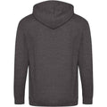 Charcoal - Back - Awdis Mens Full Zip Hoodie