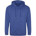 Royal Blue - Front - Awdis Mens Full Zip Hoodie