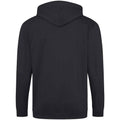 Black Smoke - Back - Awdis Mens Full Zip Hoodie