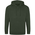 Forest Green - Back - Awdis Mens Full Zip Hoodie