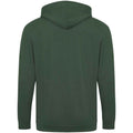 Bottle Green - Back - Awdis Mens Full Zip Hoodie