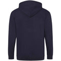 New French Navy - Back - Awdis Mens Full Zip Hoodie