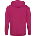 Hot Pink - Back - Awdis Mens Full Zip Hoodie