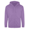 Digital Lavender - Front - Awdis Mens Full Zip Hoodie