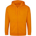 Orange Crush - Front - Awdis Mens Full Zip Hoodie