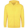 Sun Yellow - Front - Awdis Mens Full Zip Hoodie