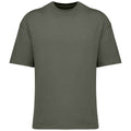 Organic Khaki - Front - Native Spirit Mens Oversized T-Shirt