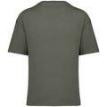 Organic Khaki - Back - Native Spirit Mens Oversized T-Shirt