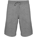 Moon Grey Heather - Side - Native Spirit Mens Sweat Shorts