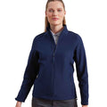 Navy - Side - Premier Womens-Ladies Windchecker Soft Shell Jacket