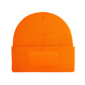 Orange - Front - Beechfield Unisex Adult Patch Beanie