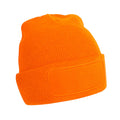 Orange - Back - Beechfield Unisex Adult Patch Beanie