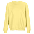 Light Yellow - Front - SOLS Unisex Adult Columbia Sweatshirt