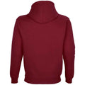 Burgundy - Back - SOLS Unisex Adult Condor Hoodie