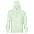 Creamy Green - Front - SOLS Unisex Adult Condor Hoodie