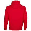 Bright Red - Back - SOLS Unisex Adult Condor Hoodie