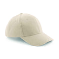 Stone - Back - Beechfield Pro-Style Brushed Cotton Heavy Cap