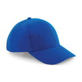 Bright Royal Blue - Back - Beechfield Pro-Style Brushed Cotton Heavy Cap