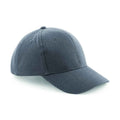 Graphite Grey - Back - Beechfield Pro-Style Brushed Cotton Heavy Cap