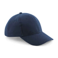 French Navy - Front - Beechfield Pro-Style Brushed Cotton Heavy Cap