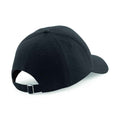 Black - Front - Beechfield Pro-Style Brushed Cotton Heavy Cap