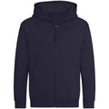 Oxford Navy - Back - AWDis Cool Childrens-Kids Zoodie Full Zip Hoodie