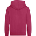 Hot Pink - Front - AWDis Cool Childrens-Kids Zoodie Full Zip Hoodie