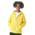 Sun Yellow - Side - AWDis Cool Childrens-Kids Zoodie Full Zip Hoodie