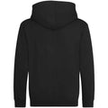 Jet Black - Front - AWDis Cool Childrens-Kids Zoodie Full Zip Hoodie