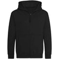 Jet Black - Back - AWDis Cool Childrens-Kids Zoodie Full Zip Hoodie