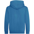 Sapphire Blue - Front - AWDis Cool Childrens-Kids Zoodie Full Zip Hoodie