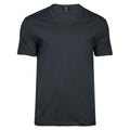 Dark Grey - Front - Tee Jays Mens Sof V Neck T-Shirt