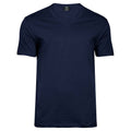 Navy - Front - Tee Jays Mens Sof V Neck T-Shirt