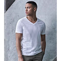 White - Back - Tee Jays Mens Sof V Neck T-Shirt