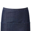 Indigo Denim - Back - Premier Colours 3 Pocket Apron