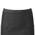 Black Denim - Back - Premier Colours 3 Pocket Apron