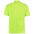 Lime - Back - Kustom Kit Mens Klassic Piqué Polo Shirt