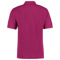 Magenta - Back - Kustom Kit Mens Klassic Piqué Polo Shirt