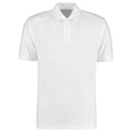 White - Front - Kustom Kit Mens Klassic Piqué Polo Shirt