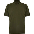 Army Green - Front - Kustom Kit Mens Klassic Piqué Polo Shirt