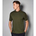 Army Green - Back - Kustom Kit Mens Klassic Piqué Polo Shirt