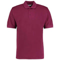 Burgundy - Front - Kustom Kit Mens Klassic Piqué Polo Shirt