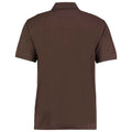 Chocolate - Back - Kustom Kit Mens Klassic Piqué Polo Shirt