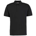 Black - Front - Kustom Kit Mens Klassic Piqué Polo Shirt