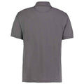 Charcoal - Back - Kustom Kit Mens Klassic Piqué Polo Shirt