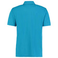 Turquoise - Back - Kustom Kit Mens Klassic Piqué Polo Shirt