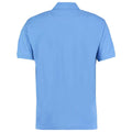 Mid Blue - Back - Kustom Kit Mens Klassic Piqué Polo Shirt